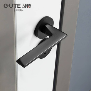 固特门锁室内家用房门锁卧室木门把手磁吸分体锁卫生间执手锁具