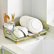 沥水架厨房用品收纳架碗碟碗筷沥水篮家用台面置物盒多功能放物架