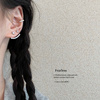 925纯银针小众高级感水钻耳钉两戴式耳环，李沁同款耳饰级感