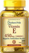 美国Puritan's Pride Vitamin E 1000 IU Soft Gels 100 coun