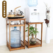 茶水架水桶架置物架竹，实木客厅厨房小边柜角架电饭煲，架饮水机架子
