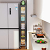 厨房缝隙收纳柜落地多层冰箱窄夹缝20/25/30cm超窄置物柜储物架子