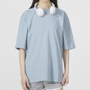 阿迪达斯三叶草女装2024夏季大码宽松运动短袖，t恤hf0271