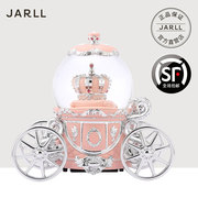 JARLL水晶球音乐盒八音盒新婚结婚情人节礼物送女生女友闺蜜