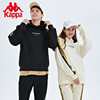 Kappa卡帕经典串标套头帽衫男女运动卫衣薄绒休闲外套K0CY2MT21D