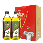 AGRIC阿格利司希腊进口纯橄榄油1000ml*2礼盒装端午礼盒团购