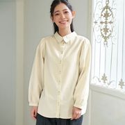 2024年春季日本女士可爱纯清款小灯笼袖衬衫 有大码