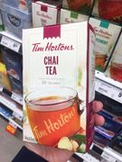 加拿大Tim Hortons Chai Tea奇亚籽袋泡红茶茶包 20小包 54克