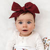 澳洲snuggle婴儿头饰，公主发饰女宝宝宝生日红色，蝴蝶结发带头巾
