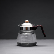 雅风 泡花茶茶壶 耐热高温玻璃茶具 大容量1000ML直火加热茶具