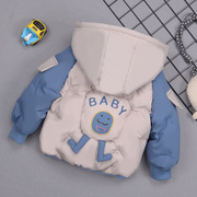 0-1-2-3岁小男孩子加厚羽绒，棉衣一两周岁半宝宝，冬天保暖棉袄棉服