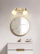 镜前灯卫生间led浴室镜柜灯梳妆台化妆镜子灯，北欧现代简约壁灯