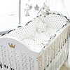 定制拼接床儿童床纯棉婴儿儿童防撞床围床上用品床品套件四季通用