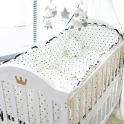 定制拼接床儿童床纯棉，婴儿儿童防撞床围床上用品，床品套件四季通用