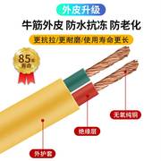 纯铜电缆线2芯户外电线家用软线电线插头带线1.5 2.5 4平方护套线
