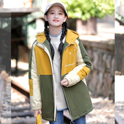 2022韩版少女冬装外套加绒加厚小个子棉服高中，初中学生棉衣女