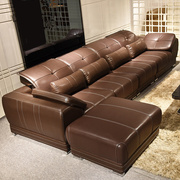 进口真皮沙发头层牛皮现代简约中厚皮客厅大小户型，组合皮艺沙发
