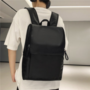 时尚韩版男士PU皮双肩包通勤电脑背包大容量旅行背包学生书包