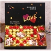 520情人节玫瑰，花束生日礼物德芙巧克力礼盒装，零食送女朋友女生