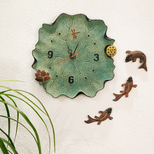 立体无边框挂钟简约装饰时钟创意个性钟表，客厅挂表中式家用静音钟