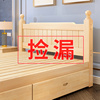 实木床1.5米家用双人床，简约现代出租房，用经济型储物1.2单人床床架