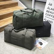 大容量帆布旅行包行李袋手提包，男士旅游包装衣服，收纳出差务工背包