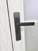 铝合金门锁执手锁玻璃门锁单舌卫生间卫浴门锁厕所洗手间门锁