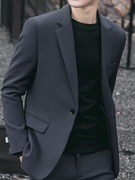 高档男士西装2023年韩版商务正装小西服高级感结婚职业装外套套装