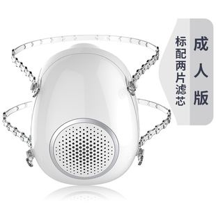 迈盾电动防甲醛口罩，防雾霾活性炭装修专用小号孕妇口罩防花粉
