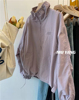 防晒衣女夏季轻薄款紫色韩版宽松工装防紫外线高级感炸街风衣外套