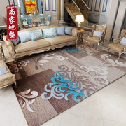 现代蓝色欧式简约地中海风格，客厅茶几地毯门厅，毯卧室床边地毯加厚