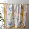 儿童纱布盖毯婴儿夏季竹棉毯子竹纤维凉感幼儿园宝宝新生儿毛巾被