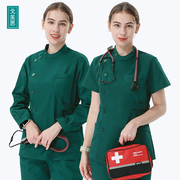 护士服分体套装夏季短袖，女口腔医生工作服，男洗手衣手术衣长袖冬季