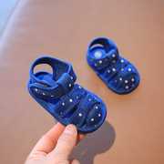 夏季一岁宝宝凉鞋3-6到12个月婴儿鞋子夏婴幼儿步前软底学步鞋女8