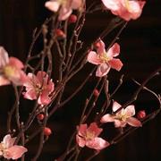 桃花落地干花树枝树枝装饰干花枝，干花花束真花干枝干花客厅装饰