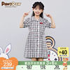 商场同款PawinPaw小熊童装夏季女童格子连衣裙爱心满印