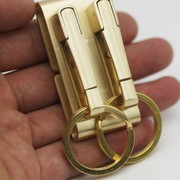 铜钥匙扣手工钥匙扣，皮带钥匙扣腰挂双排腰带钥匙挂钥匙