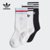 Adidas/阿迪达斯三叶草 CREW SOCK 3P 儿童运动袜子 GD3135