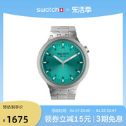 Swatch斯沃琪瑞士手表男女大表盘金属潮流个性瑞士腕表