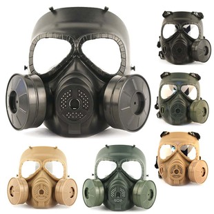 吃鸡面具野战cs装备头盔面罩M04防毒仿真套装全脸防护影视道具