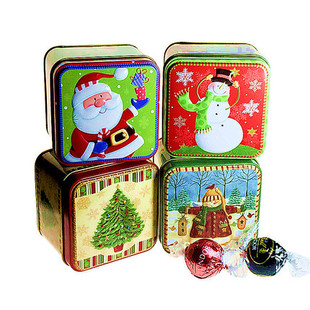 瑞士莲lindor松露软心巧克力铁盒礼盒10颗圣诞节礼物