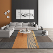 轻奢高级地毯客厅2023茶几毯沙发客厅家用地毯极简卧室垫地垫