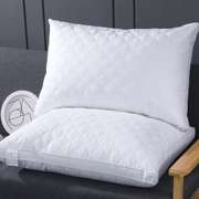 菱形格枕 全棉面料超细羽丝绒枕芯 酒店专用枕头 可选厚度 可水洗
