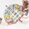 小汽车工程队透明儿童雨伞，幼儿园创意可爱卡通宝宝，学生男孩伞