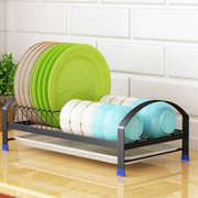 304不锈钢厨房碗碟架沥水架家用用品放碗盘架台面实心沥水篮