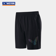 victor胜利羽毛球运动短裤男女，训练比赛速干透气梭织r-30207