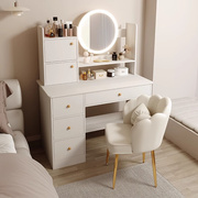 梳妆台卧室简约现代小型收纳柜一体小户型网红ins风化妆桌化妆台