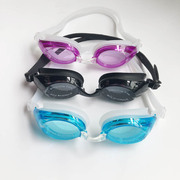 男女泳镜高清防雾透明镜片平光防水室内训练游泳镜片大视野