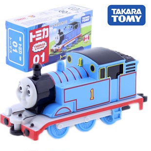 日本tomy多美卡01号托马斯小火车玩具，合金模型男孩轨道车惯性车