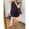 爱情魔鬼鱼 时尚牛仔套装女2025夏季新款马甲上衣背心短裤三件套